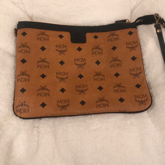 MCM Handbags - Authentic MCM logo clutch